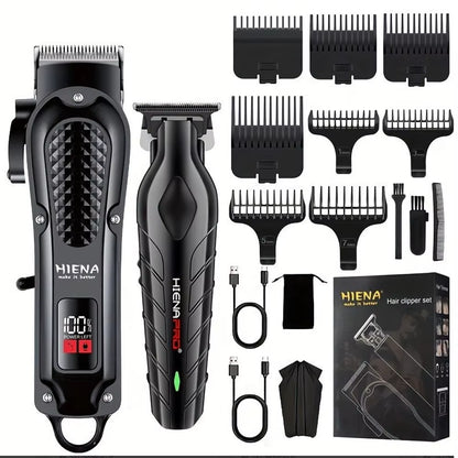212 Professional Hair Cutter Mans Hair Clipper Set Metal Electric Cordless Hair Trimmer for Barber LCD Display Hair Cutt