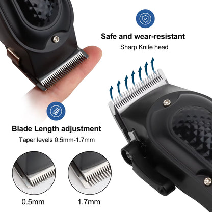 212 Professional Hair Cutter Mans Hair Clipper Set Metal Electric Cordless Hair Trimmer for Barber LCD Display Hair Cutt